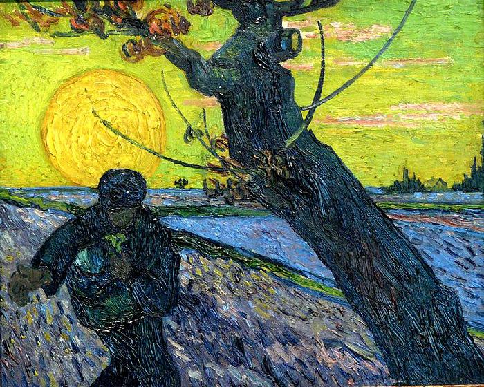 Vincent Van Gogh The sower Sweden oil painting art